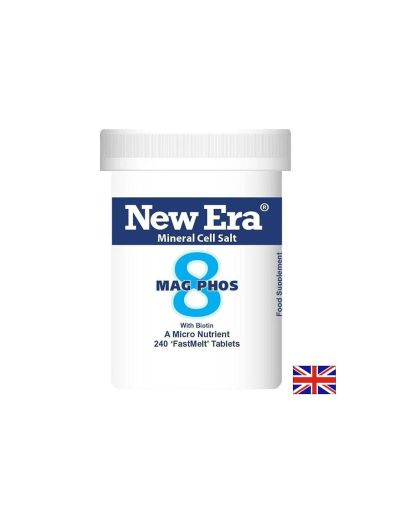 Минерална сол №8 Магнезиев фосфат с Биотин – Енергия и умствена концентрация, 240 бързоразтворими таблетки