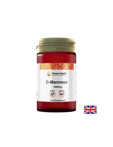 D-Маноза – При цистит и дискомфорт в пикочните пътища, 1000 mg, 60 таблетки