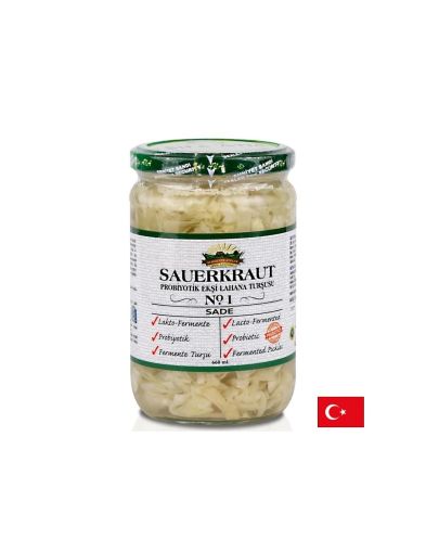 Кисело зеле с пробиотици – Ферментирала туршия за добро храносмилане, 660 ml