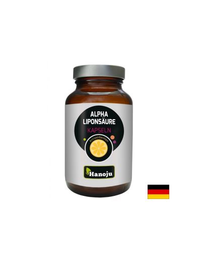 Алфа-липоева киселина – Нормални нива на кръвната захар и метаболитна подкрепа, 400 mg, 90 капсули