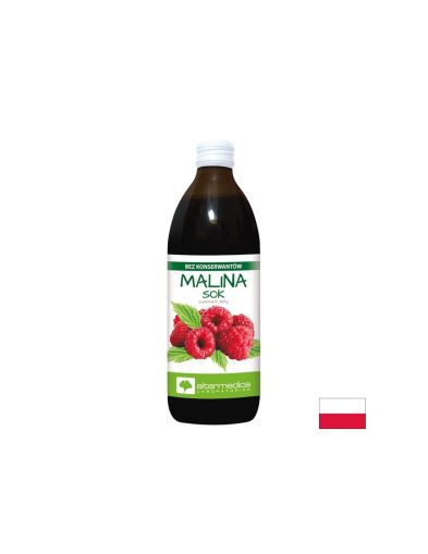 Сок от малина + Витамин C 120 mg – Имунна защита, 500 ml, 10 дози