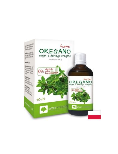 Риган - Oregano Forte – За имунна, дихателна и храносмилателна подкрепа, 62 mg, 30 ml капки