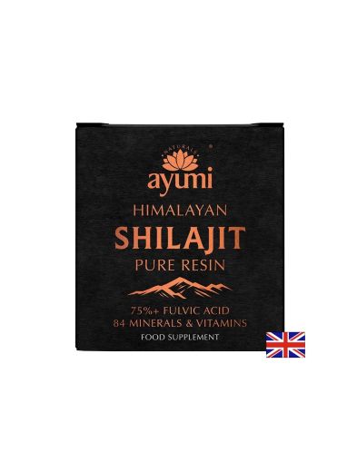 Шилажит (Хималайски) – Енергия, имунна защита и храносмилателен баланс, 600 mg, 30 g смола