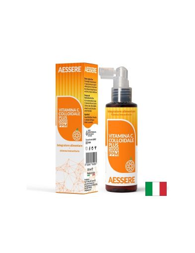 Колоиден витамин C 1000 ppm – Имунна защита и намаляване на умората, ~33 дози, 100 ml спрей