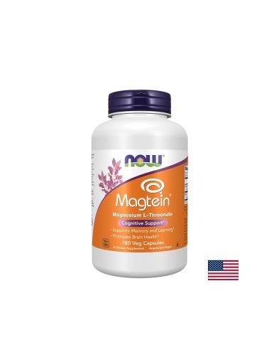Магнезий L-треонат (Magtein®) – Памет и концентрация, 48 mg, 180 веган капсули