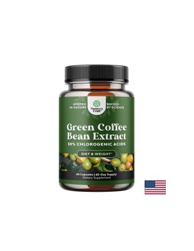Зелено кафе (екстракт от зърна) – Контрол на теглото и метаболизма, 750 mg, 60 капсули