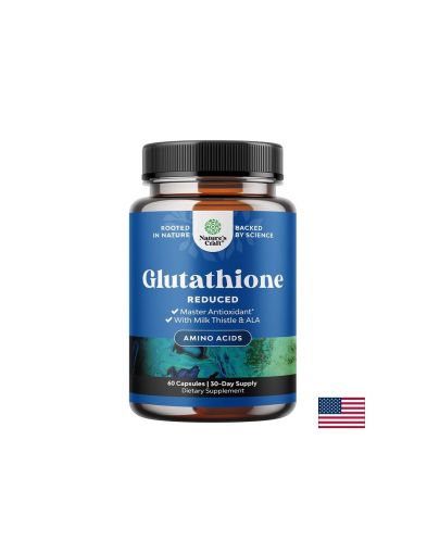 Глутатион 500 mg + Бял трън 100 mg + Алфа-липоева киселина 50 mg –Здраве за черния дроб, 60 капсули