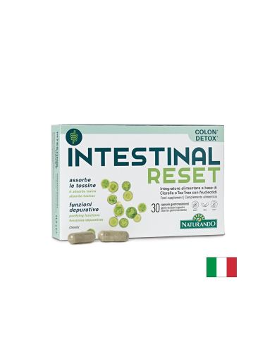 Формула за чревен баланс с Хлорела 500 mg и Нуклеотиди 400 mg, Intestinal Reset, 30 стомашно-устойчиви капсули