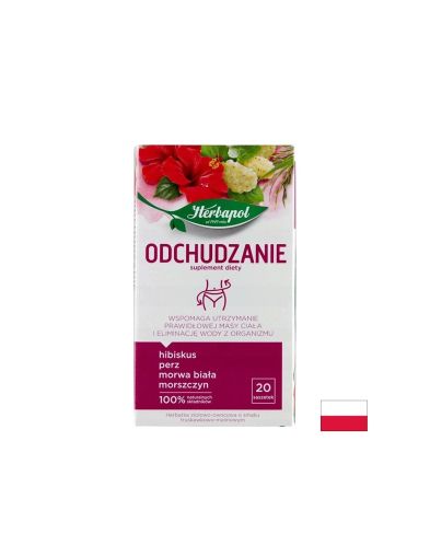 Чай за отслабване – Билкова формула за контрол на теглото, 20 филтърни пакетчета