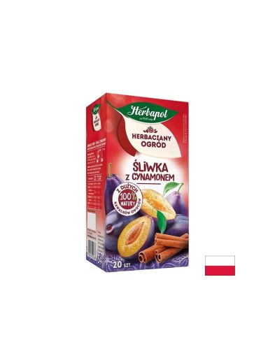 Чай Слива и Канела, 20 филтърни пакетчета