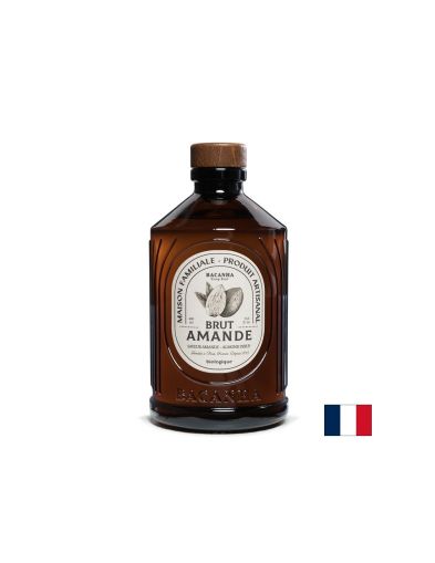 Сироп с бадеми – Френски сироп за кафе, коктейли и десерти, Bacanha Brut Amande, 400 ml