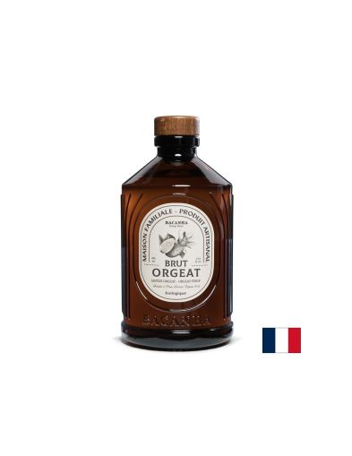 Сироп с горчив бадем – Френски сироп за коктейли и десерти, Bacanha Brut Orgeat, 400 ml