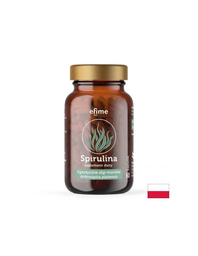 Спирулина – Енергия и кръвотворене, 380 mg, 60 капсули