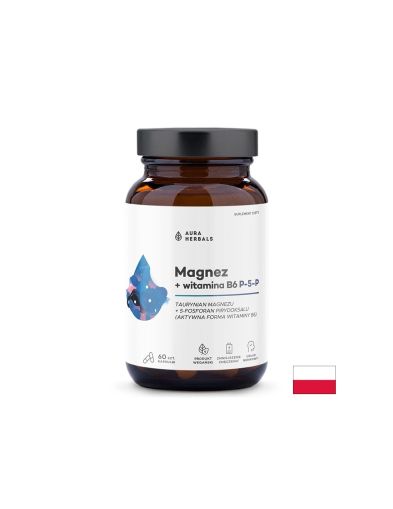 Магнезий 59 mg + Витамин B6 2.1 mg – Спокойна нервна система и нормална мускулна функция, 60 капсули