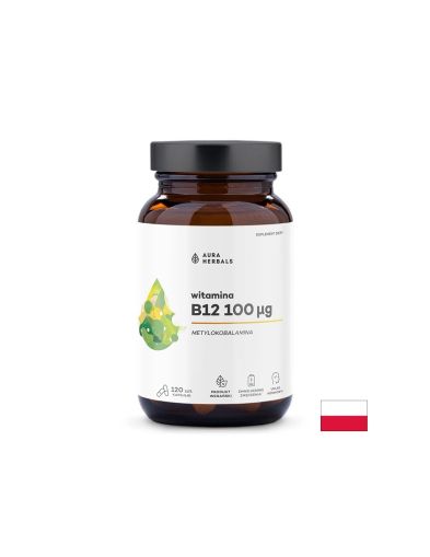 Витамин B12 (Метилкобаламин) – Повече енергия и здрава нервна система, 100 µg, 120 капсули