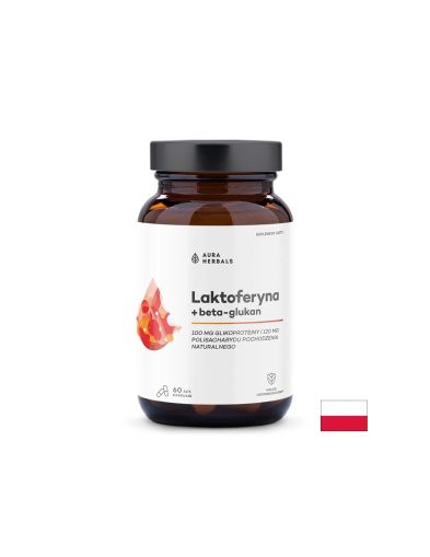 Бета-глюкан 120 mg + Лактоферин 100 mg + Витамин C 40 mg – Силен имунитет и защита срещу бактерии и вируси, 60 капсули