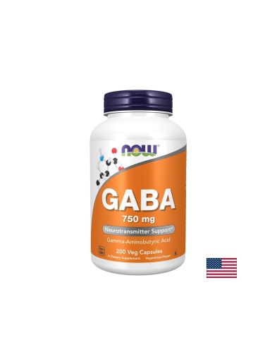 ГАБА 750 mg – Спокоен сън и релакс на нервната система, 200 веган капсули
