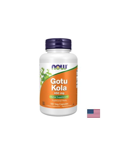 Готу Кола 450 mg – Кръвообращение и студени крайници, 100 веган капсули