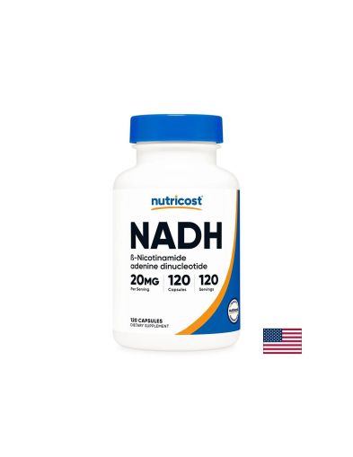NADH (β-никотинамид аденин динуклеотид) – Фокус и умствена енергия, 20 mg, 120 капсули