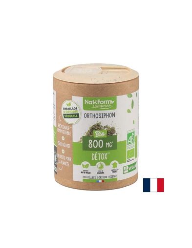 Ортосифон (котешки мустачки) БИО – При отоци и уринарни проблеми, 210 mg, 200 капсули