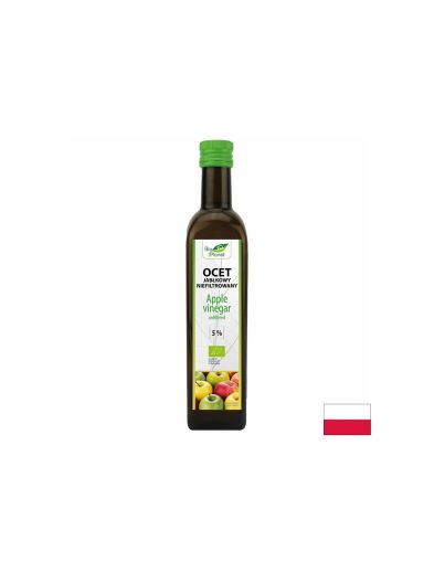 Ябълков оцет (нефилтриран), БИО, 500 ml