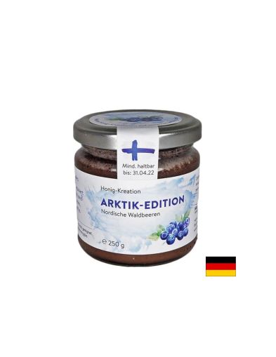 Пчелен цветен мед с диви горски плодове (Финландия), 250 g