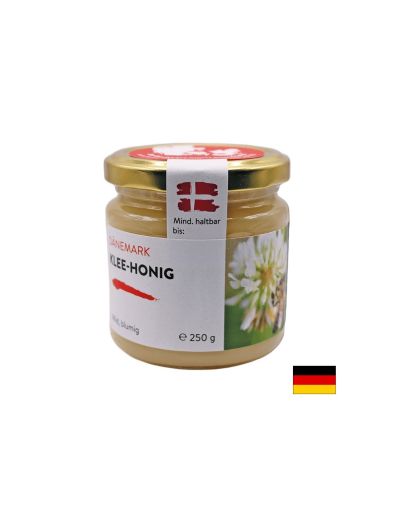 Пчелен мед от цвят на бяла детелина (Дания), 250 g