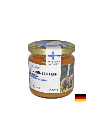 Пчелен мед от летни цветя (Финландия),  250 g