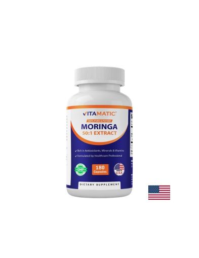 Моринга, 200 mg, 180 веган капсули
