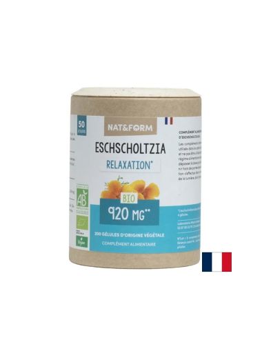Калифорнийски мак БИО - Релаксация и спокоен сън, 230 mg, 200 капсули