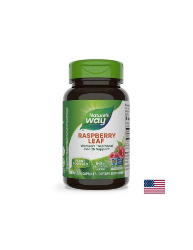 Raspberry Leaf/ Малина (лист) 450 mg x 100 капсули Nature’s Way