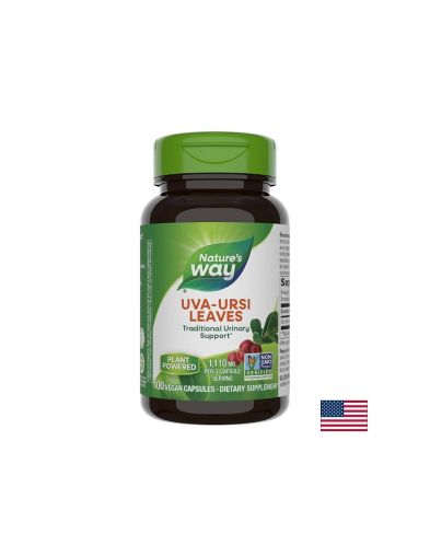 Uva Ursi Leaves/ Мечо грозде (лист) 480 mg х 100 капсули Nature’s Way