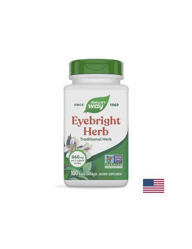Eyebright Herb - Очанка – билка за здрави очи, 430 mg, 100 капсули  Nature’s Way