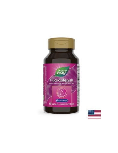 Колаген с хиалуронова киселина Hydraplenish® - Красива кожа и здрави стави, 500 mg, 60 капсули Nature’s Way