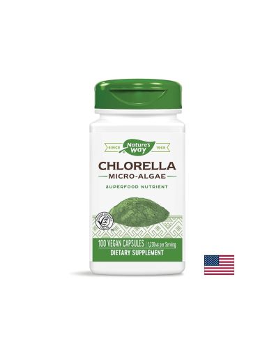 Chlorella Micro-Algae/ Хлорела (микро-водорасли) 410 mg х 100 капсули Nature’s Way