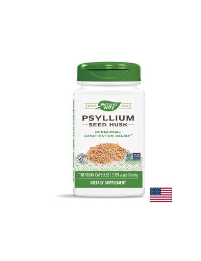 Psyllium Seed Husk/ Теснолист живовляк/ Хуск (люспи) 525 mg х 180 капсули Nature’s Way