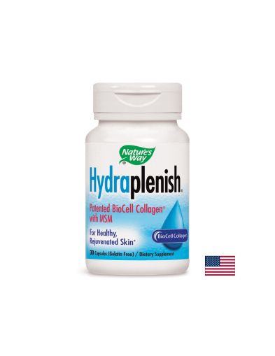 Колаген с хиалуронова киселина и МСМ Hydraplenish® - Красива кожа и здрави стави, 750 mg, 30 капсули Nature’s Way