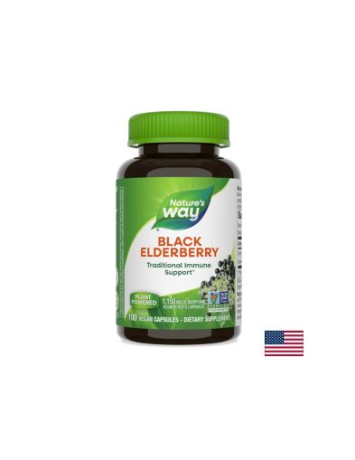 Black Elderberry/ Черен Бъз (плод и цвят) 575 mg х 100 капсули Nature’s Way