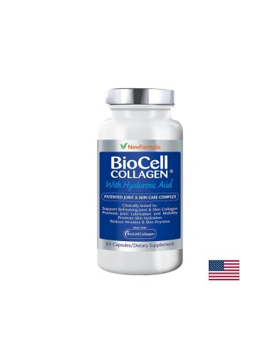 BioCell Collagen® with Hyaluronic Acid / Биосел Колаген 500 mg x 60 капсули Nature’s Way