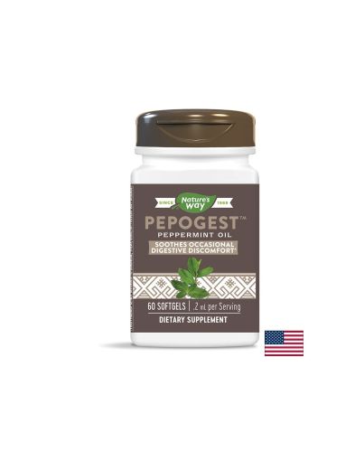 Масло от мента - За стомашен комфорт, 60 софтгел капсули