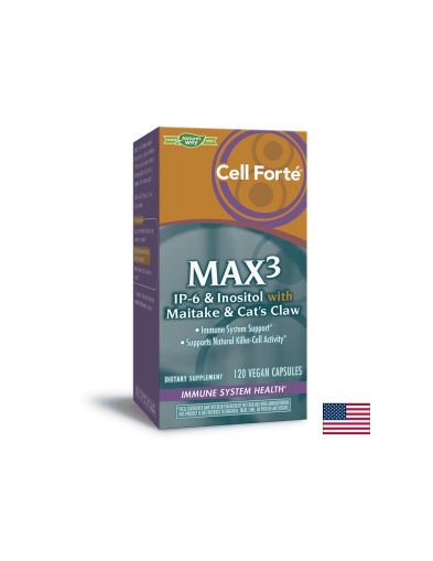 Cell Forté MAX³ (IP-6, инозитол, майтаке и котешки нокът) Nature’s Way