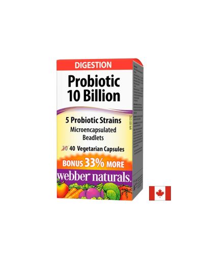 Пробиотик 5 щама, 10 млрд. активни пробиотици х 40 капсули