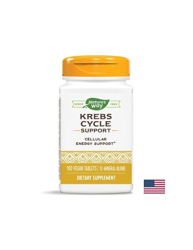 Клетъчна енергия и сърдечно здраве - Биоактивни минерали Krebs Cycle Support, 100 таблетки