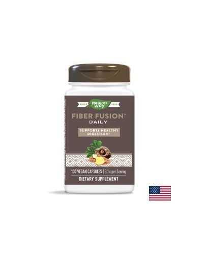 Диетични фибри - Детоксикация и отслабване - Fiber Fusion, 150 капсули Nature’s Way