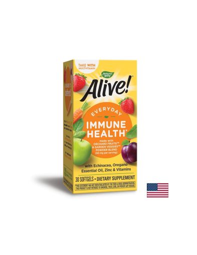 Alive! / Алайв! Immune Health x 30 софтгел капсули Nature’s Way