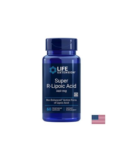 Super R-Lipoic Acid / Алфа-липоева киселина (R-форма) 240 mg х 60 капсули