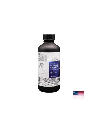 Високоусвоим витамин С + черен бъз - Липозомална формула за имунитета и дихателната система, 100 ml, 40 дози