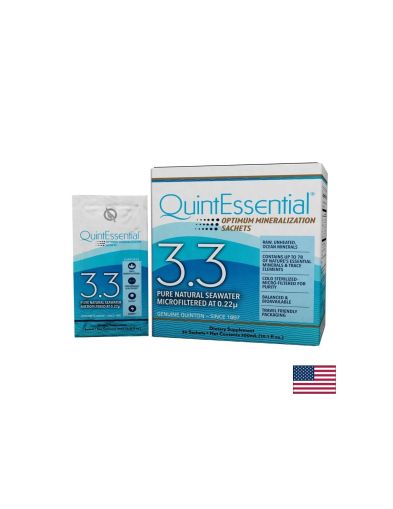 Хипертоничен разтвор за електролитен баланс и енергия - QuintEssential 3.3 Optimum Mineralization, 30 сашета х 10 ml
