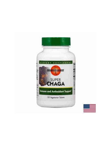Super Chaga / Супер чага, 120 таблетки Natural Factors