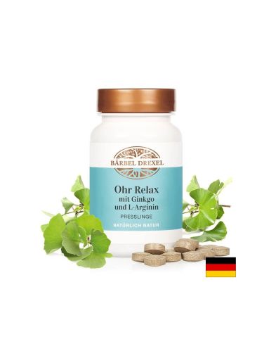 Ohr Relax mit Ginkgo und L-Arginin/ Срещу шум в ушите, 136 таблетки Bärbel Drexel